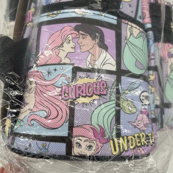 GROTTO TREASURES EXCLUSIVE - DISNEY THE LITTLE MERMAID COMIC AOP‎ MINI BACKPACK main image 5